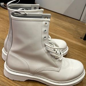 Dr martens white boots